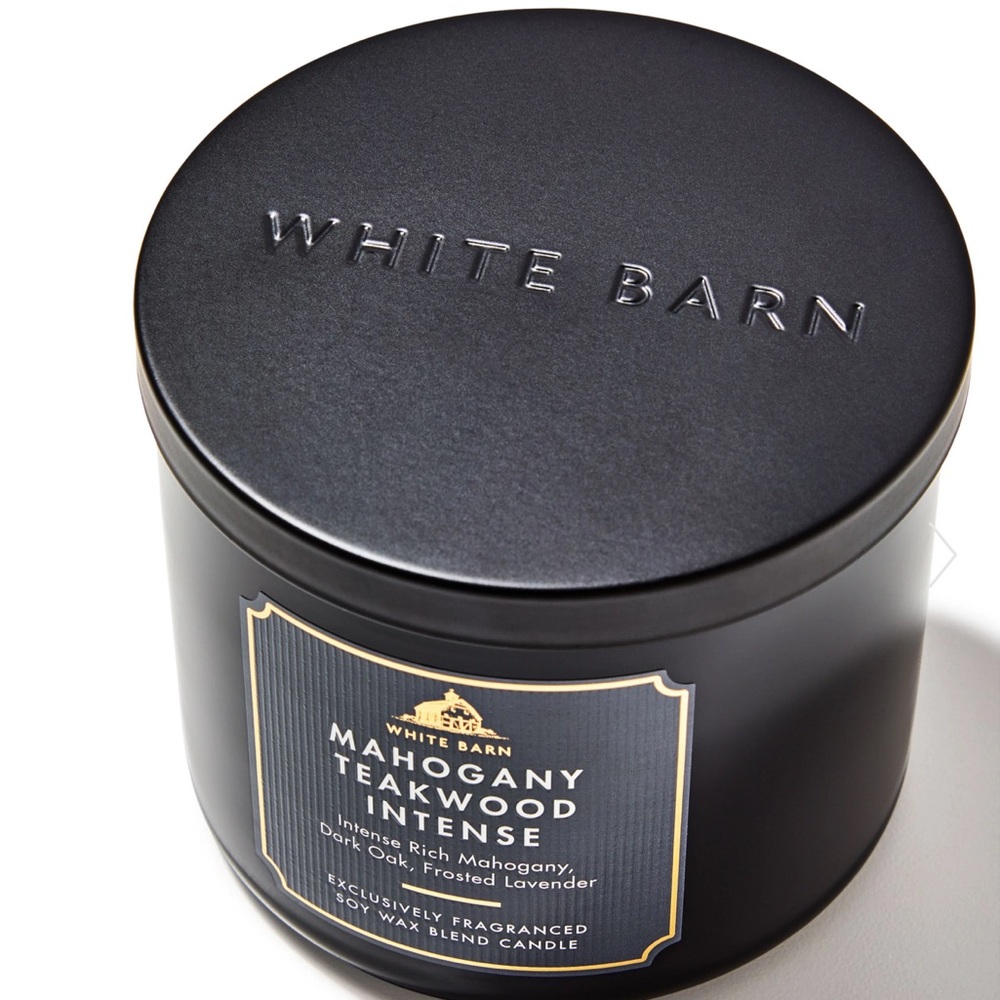 White Barn Mahogany Teakwood Intense 3-Wick Candle